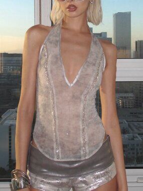 Prod Emerald Halter Top